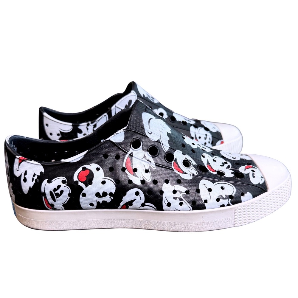 Native Shoes Disney Mickey Mouse Black White Slip On EVA Sneakers 5 M / W 7